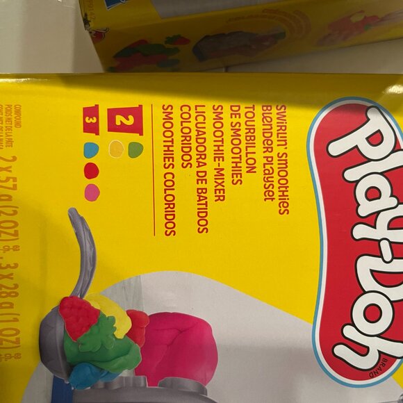 Hasbro Play-Doh Smoothie Maker Playset Lot of 3 Kids Blender Toys New (hg/x) - Picture 5 of 12